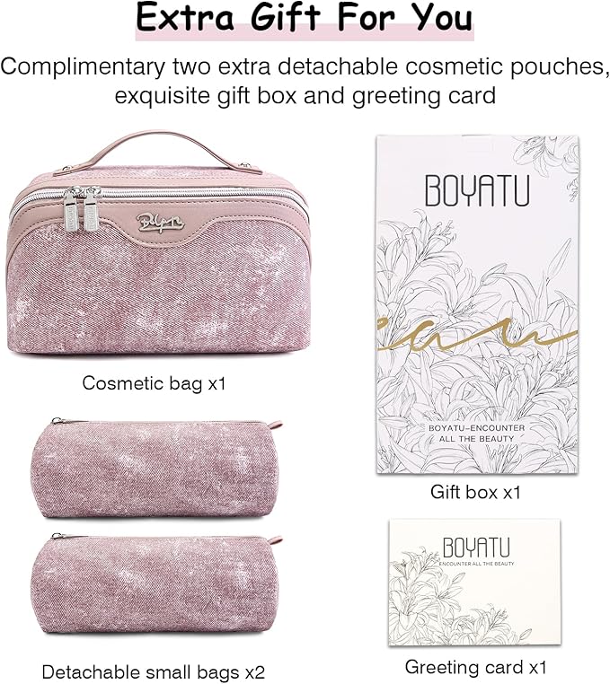Travel Makeup Bag Cosmetic Bags - Image 5