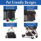 Lite Premium Light-Weight Dog/Cat/Pet Stroller Travel Carriage - Image 4