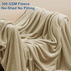 PHF Ultra Soft Fleece Blanket Twin Size, No Shed No Pilling Luxury Plush Cozy - Image 3