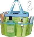 F-color Mesh Shower Caddy Portable, Upgrade Deeper 7 Pockets Shower Bag Basket by F-color