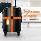 8 Pack Luggage Straps and Tags Set, Luggage Straps - Image 5