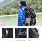 MOUNTAINTOP 40L Hiking Backpack Lightweight Travel Backpack - Image 6