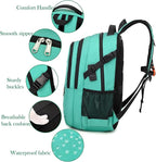 FENGDONG 17.3 inch Large Laptop Backpack Durable Waterproof Travel College - Image 4