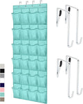 GORILLA GRIP Over the Door Shoe Organizer, 24 Large Breathable Mesh Pockets by GorillaGrip