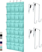 GORILLA GRIP Over the Door Shoe Organizer, 24 Large Breathable Mesh Pockets by GorillaGrip