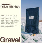 Gravel Layover Travel Blanket – Ultra-Light, Compact Down Alternative - Image 2