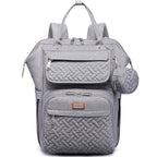 BabbleRoo Diaper Bag Backpack, Unisex Stylish Travel Back Pack Nappy Changing by BabbleRoo
