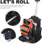 Boavan Rolling Backpack, 17 inch Water Resistant Wheeled Backpack, Carry on - Image 6