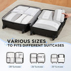 8 Set Compression Packing Cubes - Image 7