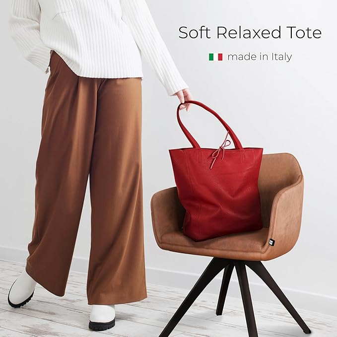Italian Calf Leather Tote for Women - Image 4
