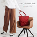 Italian Calf Leather Tote for Women - Image 4