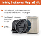 GSI Outdoors Infinity Backpacker Mug I Lightweight, BPA-Free Coffee Cup - Image 3