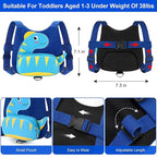 Accmor Toddler Harness with Leash, Cute Dinosaur Kids Harness + Anti Lost Wrist - Image 2