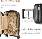 Luggage Set 3 Piece Luggage Set ABS hardshell Spinner Wheels Luggage Carry on - Image 3