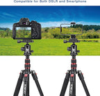 BONFOTO B690A Camera Tripod for Travel, Lightweight Aluminum Portable DSLR - Image 4