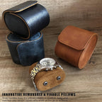 Longjet Watch Roll Travel Case for Men Portable Watches Organizer Box - Image 6