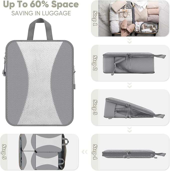 8 Set Compression Packing Cubes - Image 2