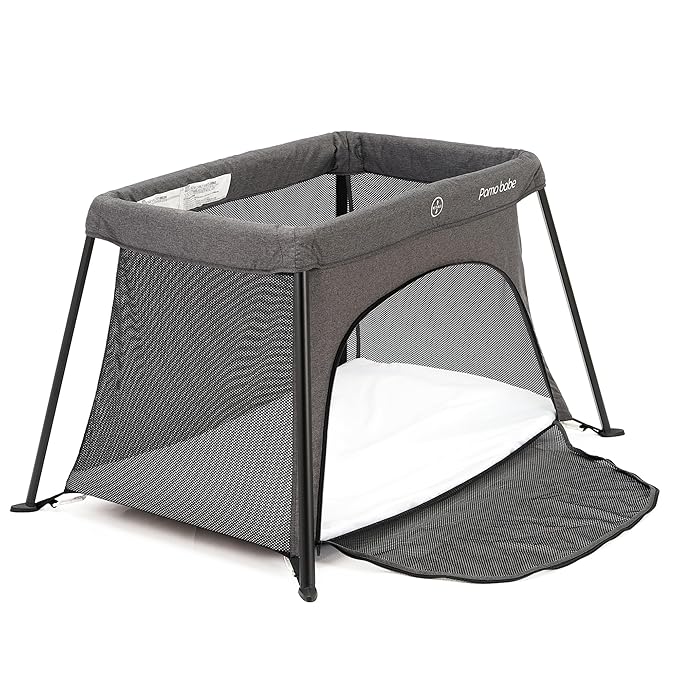 Pamo Babe Travel Crib Lightweight Baby Playard - Image 8