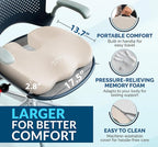 ComfiLife Premium Gel & Memory Foam Seat Cushion – Doctor Recommended Office - Image 4