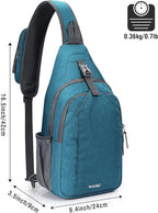 G4Free Sling Bag RFID Blocking Sling Backpack Crossbody Chest Bag Daypack - Image 3