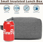 FlowFly Small Insulated Lunch box Portable Soft Bag Mini Cooler Thermal Meal - Image 2