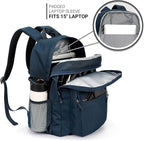 ZORFIN 26L Backpack for College, and Travel: Water Resistant Bookbag - Image 4