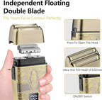 Soonsell Men's Professional Hair Clippers & Trimmer Set with T-Blade, Nose Trimmer, Foil Shaver and LCD Display Display(Bronze