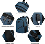 Backpack for Boys Men, School Backpack for Teens Girls, Lightweight Casual High - Image 3