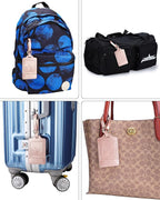 Teskyer Luggage Tags, 3 Pack Premium PU Leather Luggage Tags - Image 6