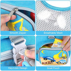 Accmor Toddler Harness Leash + Reflective Anti Lost Wrist Link, Cute Car Kids - Image 3