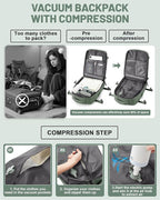 Vacuum Backpack Travel Laptop Backpacks - Image 4