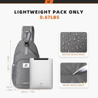 SKYSPER Sling Bag RFID Crossbody Sling Backpack Cross Body Shoulder Bag Travel - Image 5
