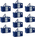 VENO 10 Pack Moving Bags, Comforter and Blanket Storage Bags by Veno