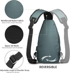 AMJ Crossbody Sling Bag Men Women, Casual Shoulder Backpack, Chest Daypack - Image 4