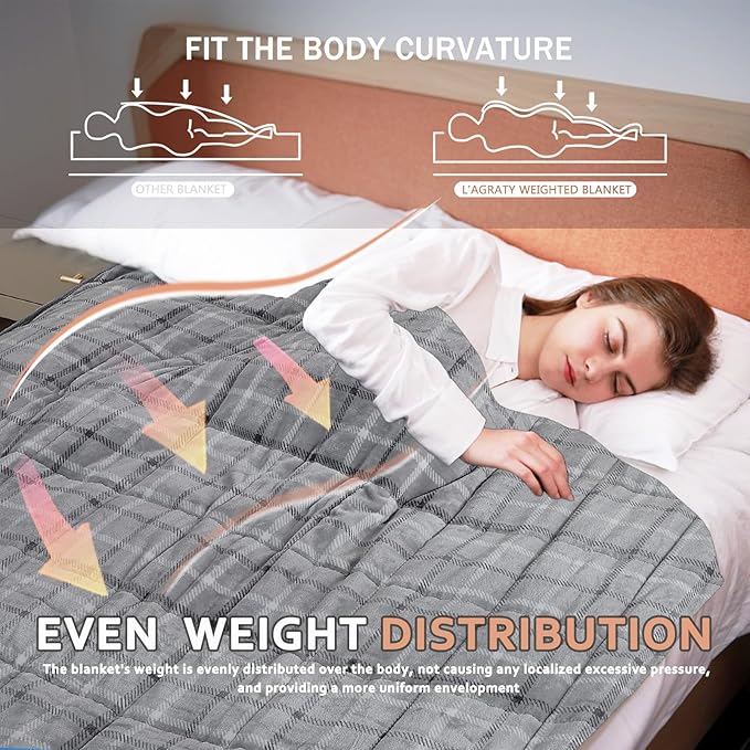 L'AGRATY Weighted Blanket - Image 4