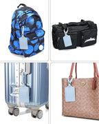 Teskyer Luggage Tags, 3 Pack Premium PU Leather Luggage Tags - Image 8