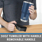 WETOWETO 30 oz Tumbler Stainless Steel Vacuum Insulated Coffee Cup - Image 4