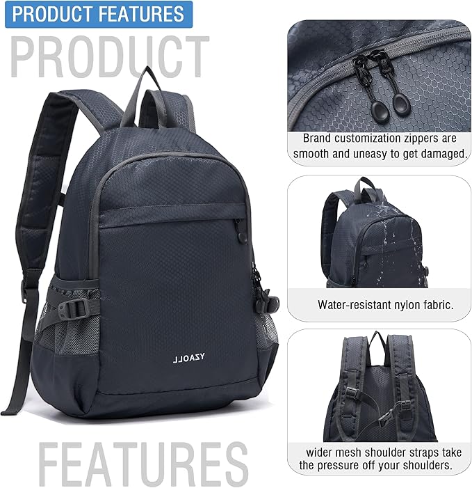 YZAOLL Small Lightweight Packable Hiking Backpack, 20L Hiking Backpack Day Pack - Image 7