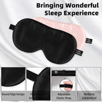 Silk Sleep Eye Mask for Kids, 100% Real Natural Pure Silk Sleeping Masks - Image 3