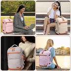 40L Travel Backpack with USB Charging Port, Water-Resistant Carry On Backpack - Image 7