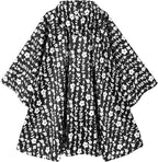 Rain Poncho Jacket Coat Hooded Zipper Style - Image 7