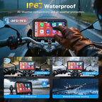 WonVon 6.25 Inch Wireless Motorcycle Carplay GPS Navigation System - Image 6