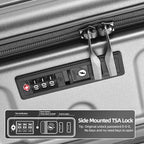 29 Inch Luggage with Expansion & Side Opening Design, 50 * 31*76cm, 117L~133L - Image 8