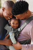 BabyBjörn Baby Carrier Mini, Dark Gray, 3D Jersey Infant Carrier, Easy-to-Use - Image 8