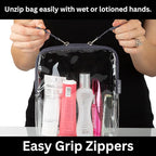 BORSALI Clear Travel Bags for Toiletries - Image 5