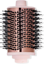 L'ANGE HAIR Multi-Volume Dryer Brush Attachment | Titanium Blow Dryer Brush Barrel for Volumizing & Styling | Tool Sold Separately | Attachment - Blush - Oval 75mm