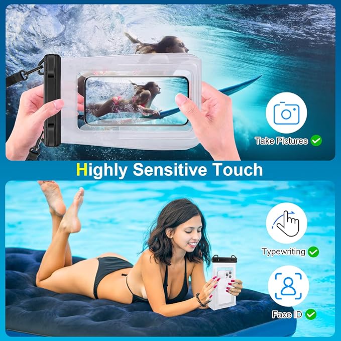 Large Waterproof Phone Pouch Floating, Universal Waterproof Phone Case - Image 3