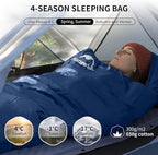 Naturehike Sleeping Bags for Adults, 23/39℉ Mummy Backpacking Sleeping Bag - Image 6