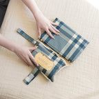 Portable Diaper Changing Pad (Gingham)