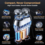 All-Metal Mini Electric Shaver for Men – Portable Travel Razor - Image 6
